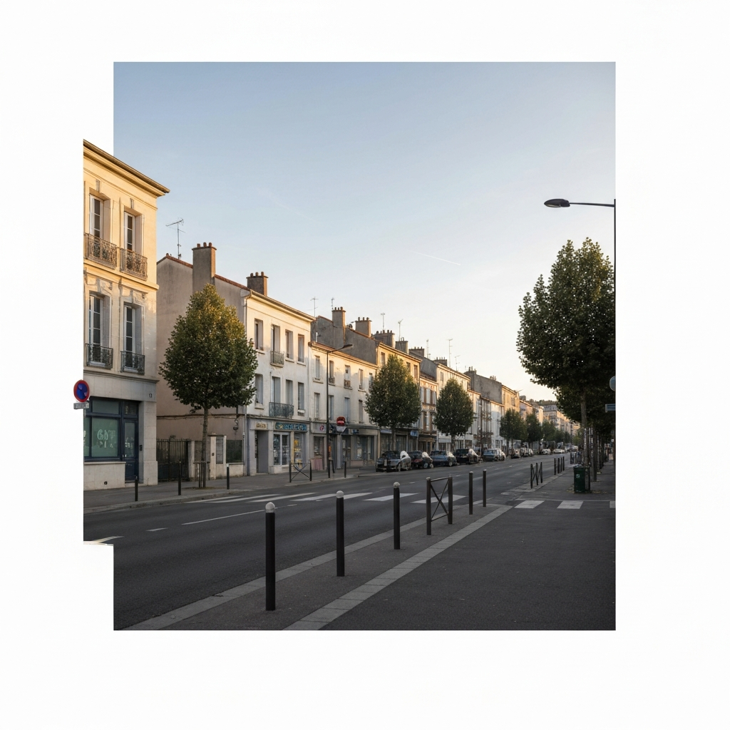 Vue d'un appartement à Auneau avec indication de prix